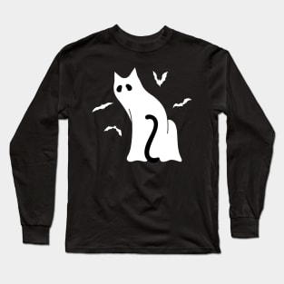 Halloween Scary Catoween Long Sleeve T-Shirt